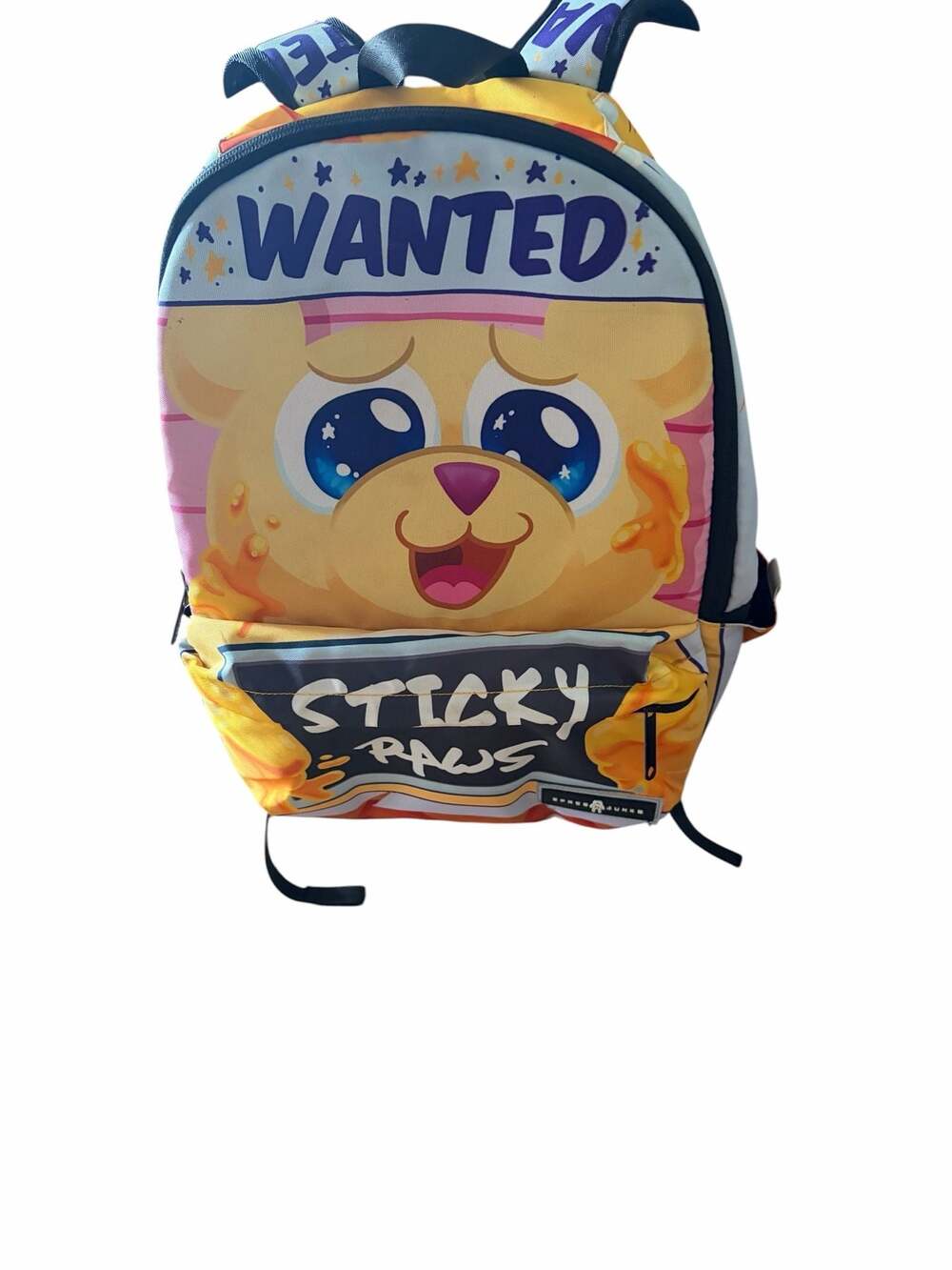 RARE SPACE JUNK "STICKY PAWS" BACKPACK